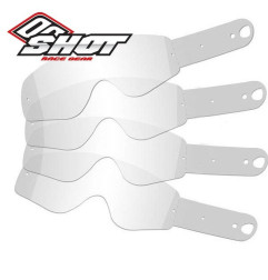 SHOT RACING WYPRZEDAŻ ZRYWKI DO GOGLI ROCKET 10 SZT (JUNIOR) PACK TEAR OFF ROCKET KID