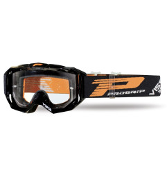 Gogle Progrip PG3303-102 TR Vista czarne, szyba bezbarwna Antiscratch/No Fog/UV + gratis լր