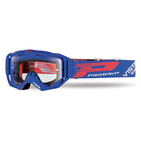 Gogle PROGRIP PG3303-104 TR Vista niebieskie, szyba bezbarwna + gratis