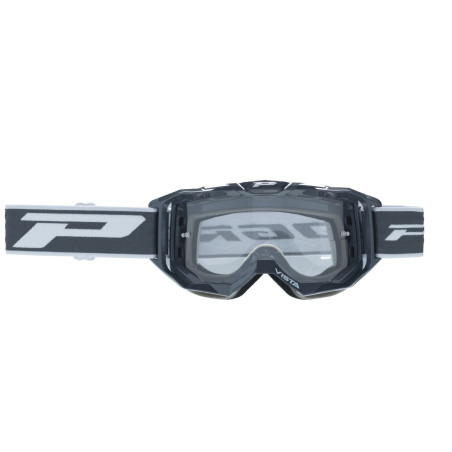 Gogle PROGRIP PG3303-180 TR Vista szare, szyba bezbarwna Antiscratch, No Fog, UV + gratis