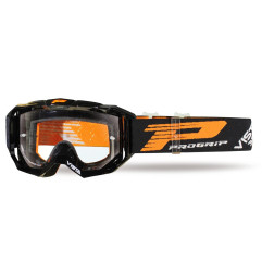 Gogle PROGRIP PG3303-102 TR Vista czarne, szyba bezbarwna, Anti-Fog, Anti-Scratch