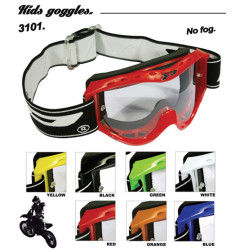 PROGRIP Gogle dziecięce Atzaki Kid żółte, szyba przezroczysta, No Fog, Anti-UV