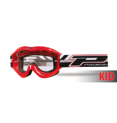 PROGRIP Gogle dziecięce Atzaki Kid PG3101-107 czerwone, szyba przezroczysta, No Fog, Anti UV