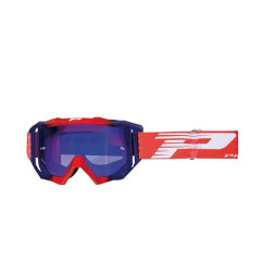 Gogle PROGRIP PG3200-197 FL Venom czerwono-niebieskie, szybka PG3246, Roll-Off PG3268