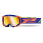 Gogle PROGRIP PG3303 Vista FL niebiesko-pomarańczowe, szyba żółta lustrzana, antyfog, UV