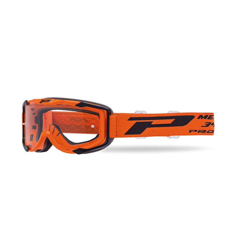 Gogle motocyklowe Progrip PG3400-106 RO Menace Roll Off pomarańczowe