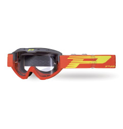 Gogle PROGRIP PG3450-288 LS Riot szaro-czerwone, szyba PG3210, No Fog, No Scratch