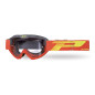 Gogle PROGRIP PG3450-288 LS Riot szaro-czerwone, szyba PG3210, No Fog, No Scratch