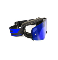 Gogle PROGRIP PG3205-181 Magnet czarne mat, szyba niebieska lustrzana, Anti-Scratch, No Fog, UV