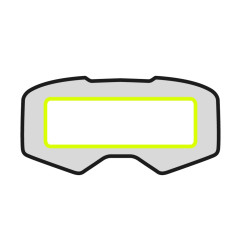 KENNY RACING VISION PERFORMANCE FOLIA OCHRONNA DO GOGLI(60MM X150MM) (PACK 4)