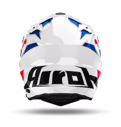 Kask motocyklowy enduro Airoh Commander 2 Reveal Blue/Red Gloss XXL