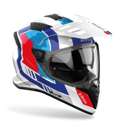 Kask motocyklowy enduro Airoh Bandit Horn White Gloss M