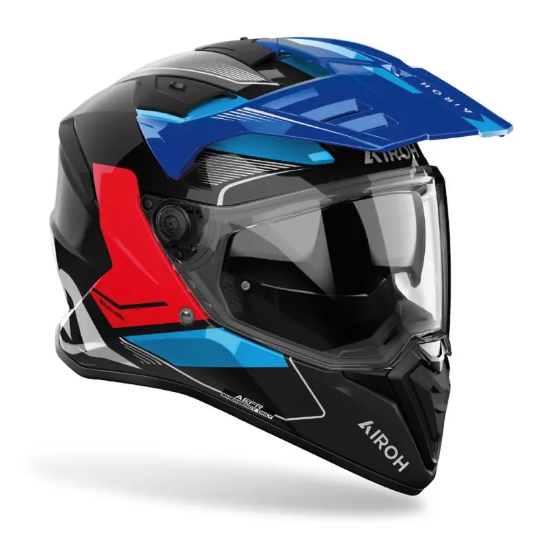 Kask Airoh Bandit Tune Blue/Red Gloss XXL