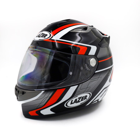 Kask motocyklowy LAZER OSPREY Genius czarny/czerwony
