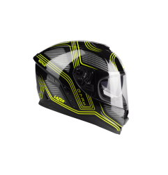 Kask Motocyklowy LAZER RAFALE Darkside (kol. Czarny - Żółty)