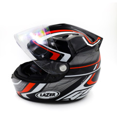 Kask motocyklowy LAZER OSPREY Genius czarny/czerwony