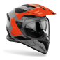 Kask motocyklowy enduro Airoh Bandit Tune Orange Gloss XXL