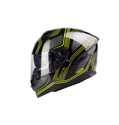 Kask Motocyklowy LAZER RAFALE Darkside (kol. Czarny - Żółty)