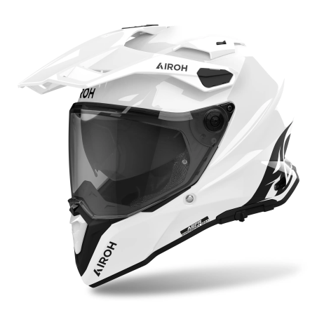 Kask motocyklowy enduro Airoh Commander 2 White Gloss 3XL
