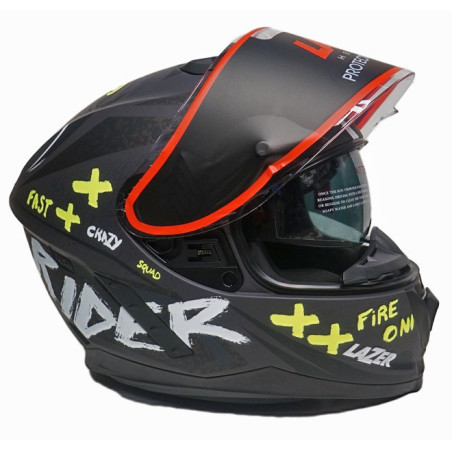 Kask Motocyklowy LAZER RAFALE EVO Oni kol. czarny/ciemny szary/żółty fluo/matowy
