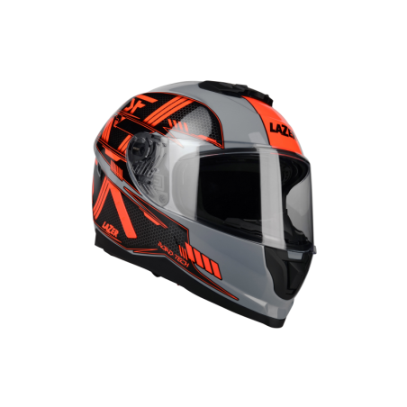 Kask Motocyklowy LAZER RAFALE EVO Roadtech (kol. Szary - Czerwony - Matowy)