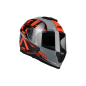 Kask Motocyklowy LAZER RAFALE EVO Roadtech (kol. Szary - Czerwony - Matowy)