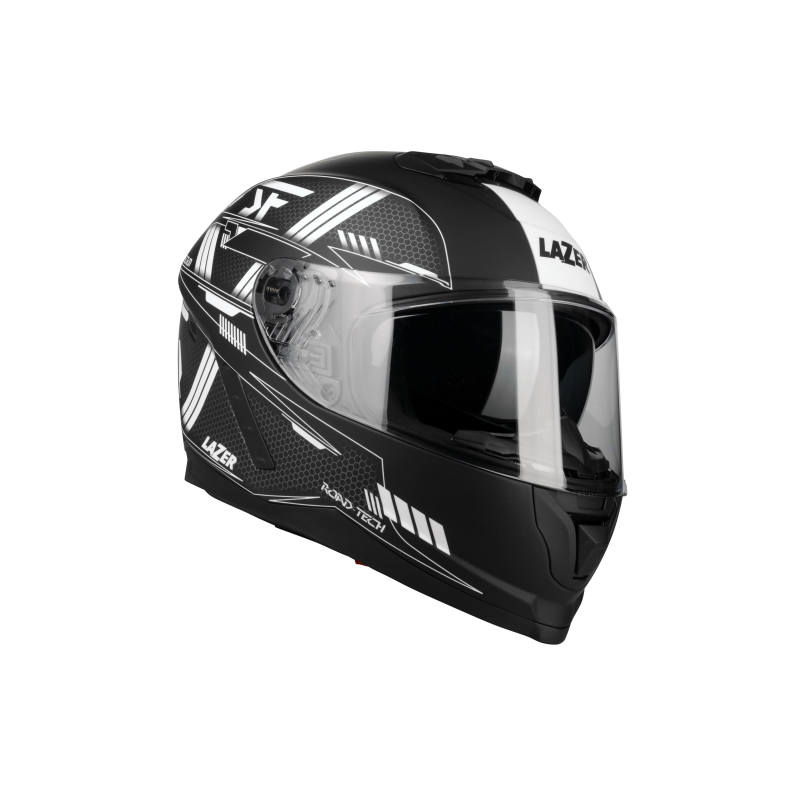 Kask Motocyklowy LAZER RAFALE EVO Roadtech (kol. Czarny - Biały - Matowy)