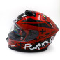 Kask Motocyklowy LAZER RAFALE EVO Oni Czerwony (kol. Czerwony - Czarny)