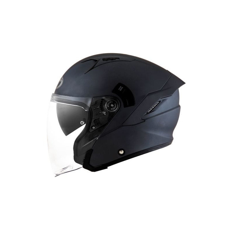 Kask Motocyklowy KYT NF-J matowy czarny Kask Motocyklowy KYT NF-J matowy czarny