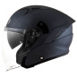 Kask Motocyklowy KYT NF-J matowy czarny Kask Motocyklowy KYT NF-J matowy czarny