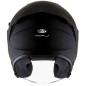 Kask Motocyklowy KYT NF-J matowy czarny Kask Motocyklowy KYT NF-J matowy czarny