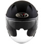 Kask Motocyklowy KYT NF-J matowy czarny Kask Motocyklowy KYT NF-J matowy czarny