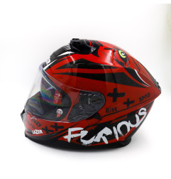 Kask Motocyklowy LAZER RAFALE EVO Oni Czerwony (kol. Czerwony - Czarny)