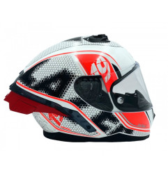 Kask Motocyklowy LAZER RAFALE SR EVO Pixel (kol. Biały - Czarny - Czerwony)