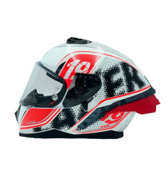 Kask Motocyklowy LAZER RAFALE SR EVO Pixel (kol. Biały - Czarny - Czerwony)