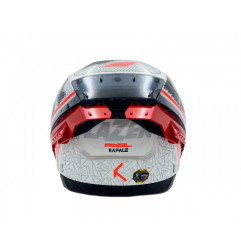 Kask Motocyklowy LAZER RAFALE SR EVO Pixel (kol. Biały - Czarny - Czerwony)