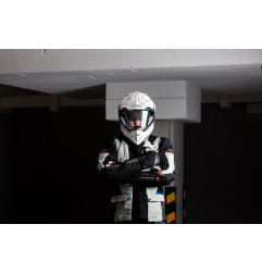 Kask motocyklowy turystyczny ROXAR ADV Z-Line biały połysk