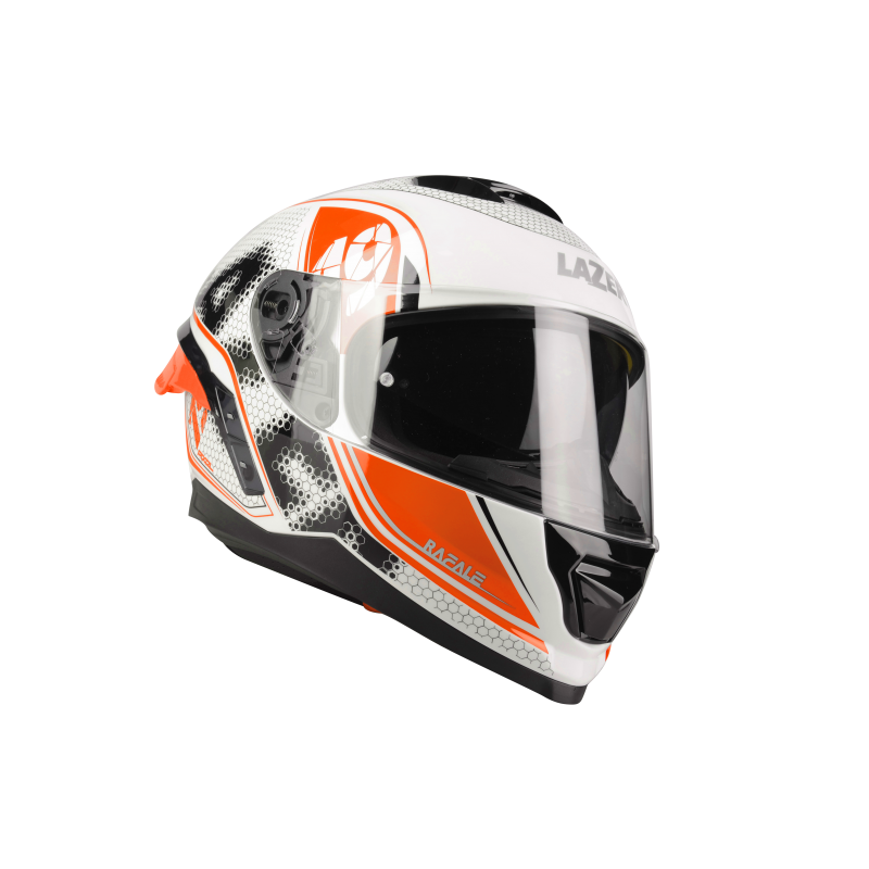 Kask Motocyklowy LAZER RAFALE SR Pixel (kol. Biały - Czarny - Czerwony)