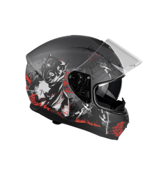 Kask Motocyklowy LAZER VERTIGO EVO Pitbull (kol. Szary - Biały)