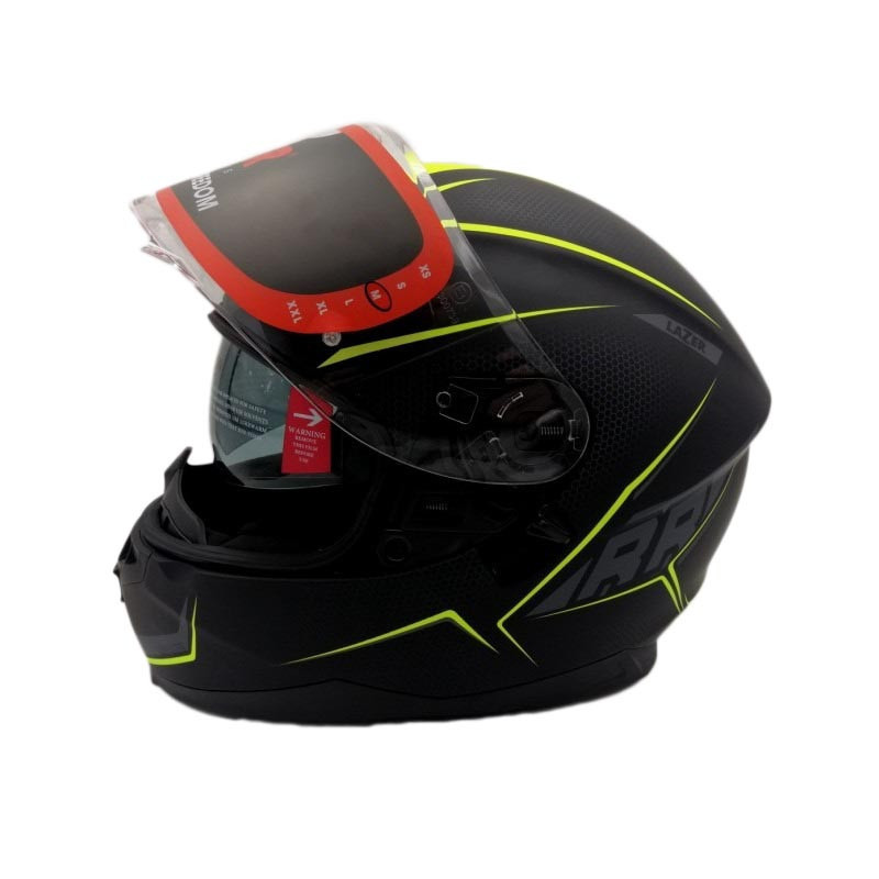 Kask Motocyklowy LAZER VERTIGO EVO Race (kol. Czarny - Żółty) Kask Motocyklowy LAZER VERTIGO EVO Race (kol. Czarny - Żółty)