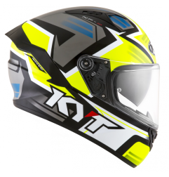 Kask Motocyklowy KYT NF-R ARTWORK żółty/szary