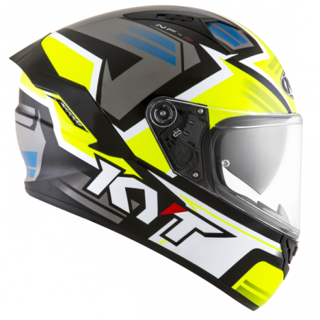 Kask Motocyklowy KYT NF-R ARTWORK żółty/szary