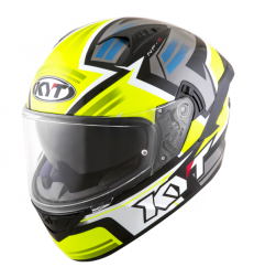 Kask Motocyklowy KYT NF-R ARTWORK żółty/szary
