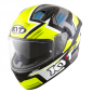 Kask Motocyklowy KYT NF-R ARTWORK żółty/szary Kask Motocyklowy KYT NF-R ARTWORK żółty/szary
