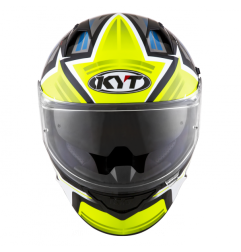 Kask Motocyklowy KYT NF-R ARTWORK żółty/szary