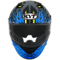 Kask Motocyklowy KYT NF-R FLAMING niebieski