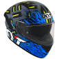 Kask Motocyklowy KYT NF-R FLAMING niebieski