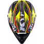 Kask Motocyklowy KYT CROSS OVER POWER czarny / żółty fluo