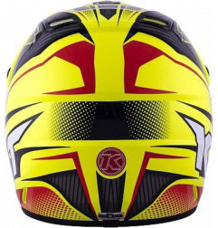 Kask Motocyklowy KYT CROSS OVER POWER czarny / żółty fluo