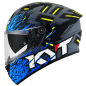 Kask Motocyklowy KYT NF-R FLAMING niebieski